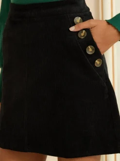 Rokken|Love & Roses Corduroy Mini Skirt