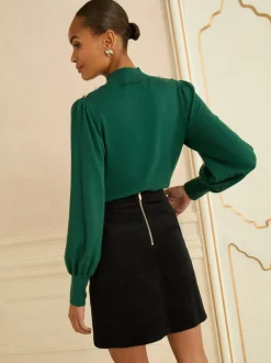 Rokken|Love & Roses Corduroy Mini Skirt