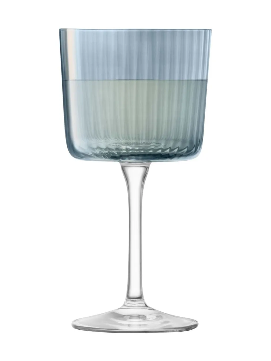 Glas|LSA International Gems Assorted Set van 250ml wijnglazen Safier