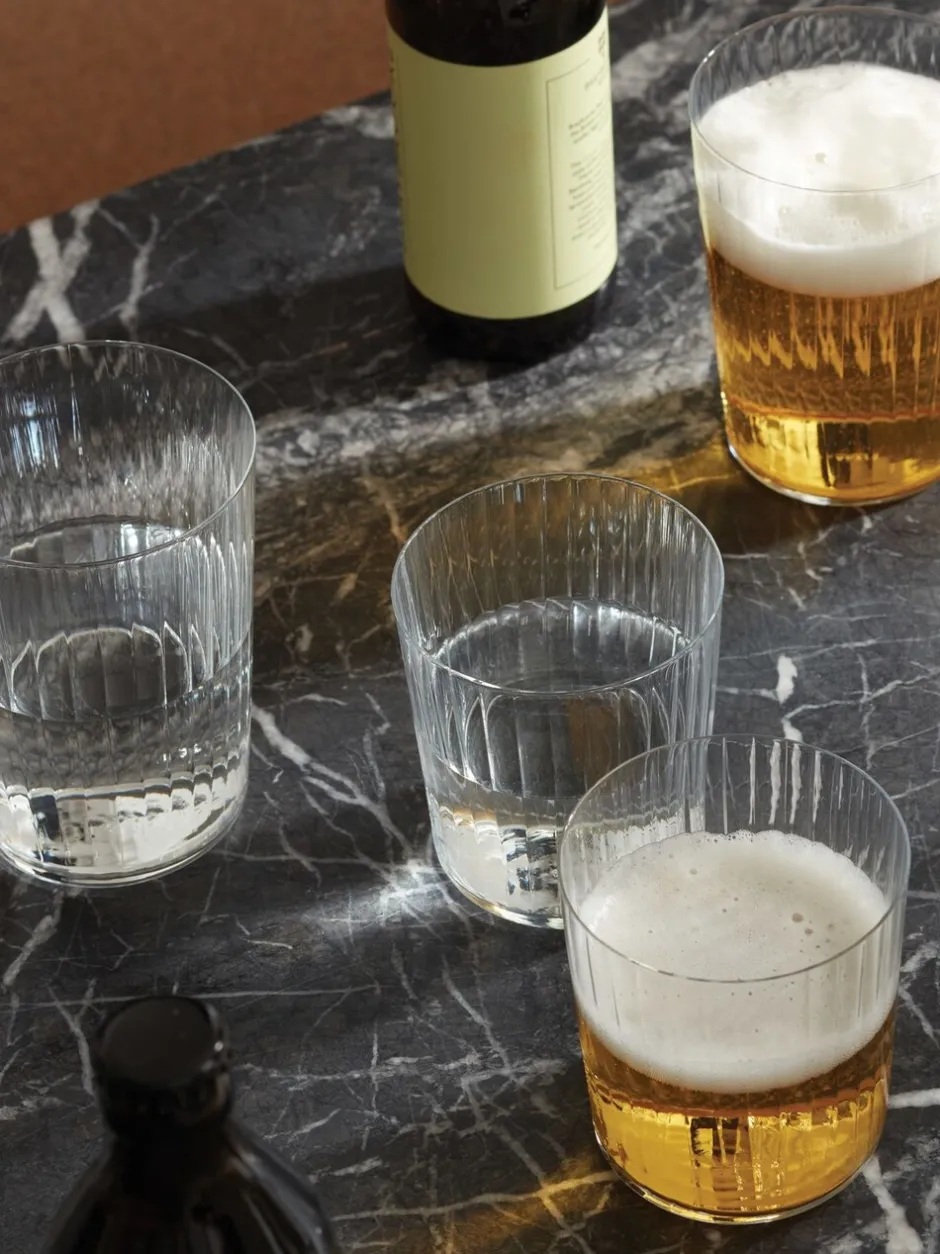 Glas|LSA International Gio Line Tumbler 560ml Set van 4