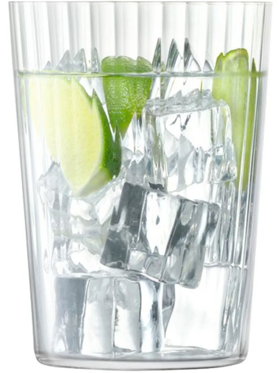 Glas|LSA International Gio Line Tumbler 560ml Set van 4