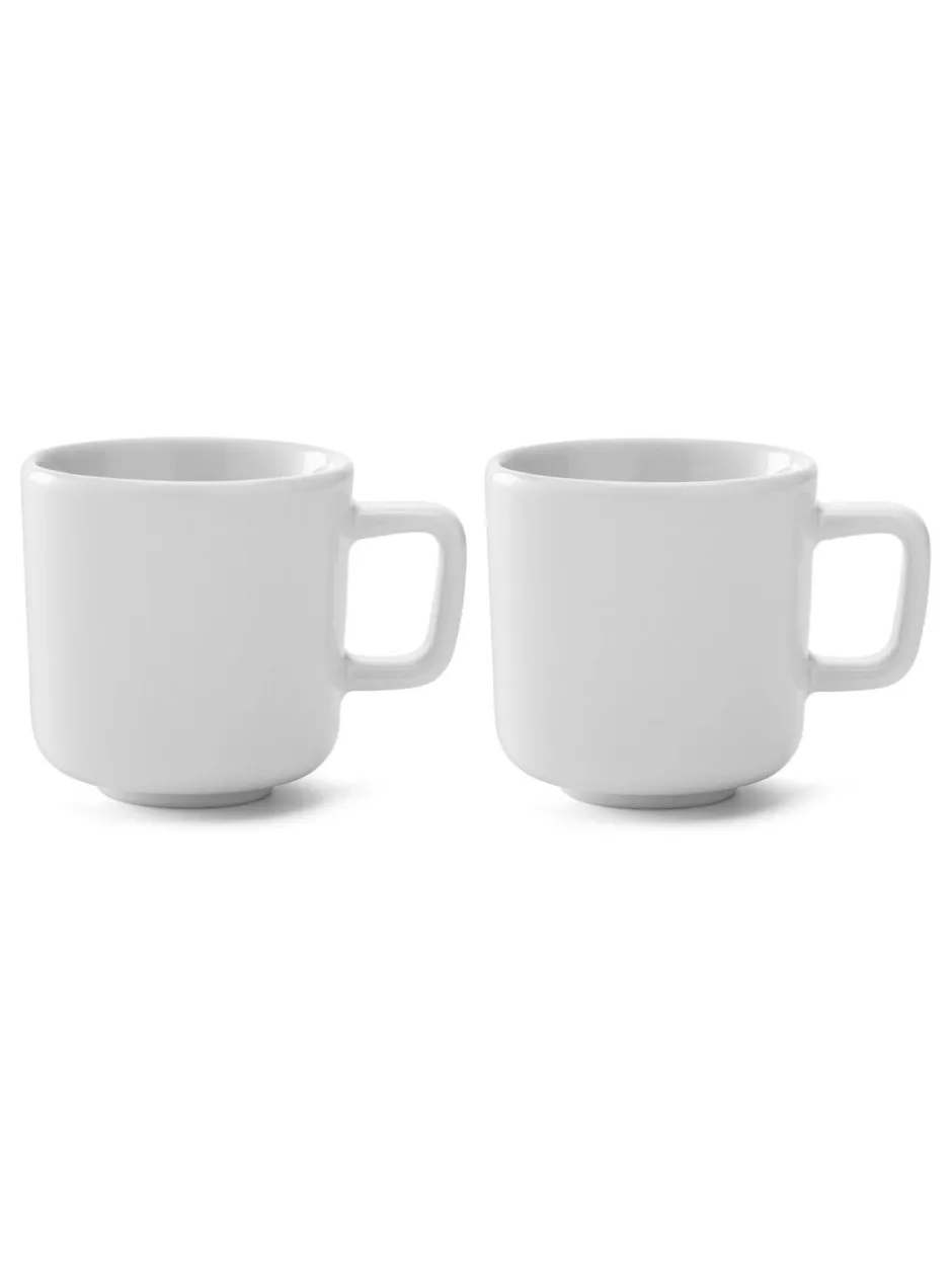 Mokken En Koppen|LSA International Set of 2 Collective Espresso Cups 75ml Wit