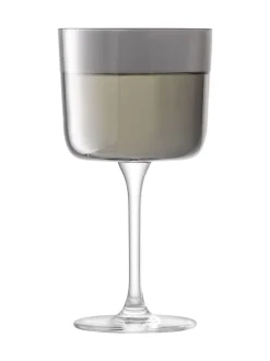 Glas|LSA International Set of 2 Lunar Wine Glasses 250ml