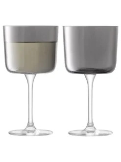 Glas|LSA International Set of 2 Lunar Wine Glasses 250ml