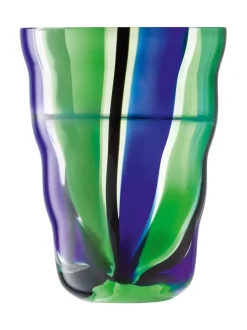Glas|LSA International Set of 2 Folk Tumblers 280ml Blauw