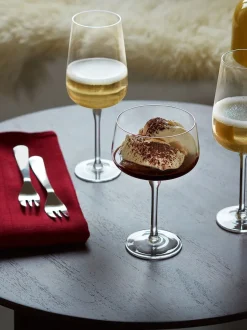 Glas|LSA International Set of 2 Arc Flute Glasses 280ml