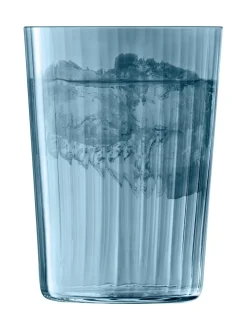 Glas|LSA International set van 4 Gems drinkglazen 560ml Safier