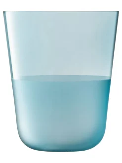 Glas|LSA International set van 2 Arc Contrast bekers van 380ml Lucht