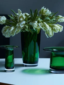 Vazen|LSA International Victoria lantaarnvaas H13.5cm Varengroen