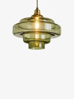 Lampenkappen|Verlichting*Next Luca Gemakkelijk te bevestigen lampenkap Groen