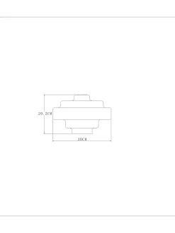 Lampenkappen|Verlichting*Next Luca Gemakkelijk te bevestigen lampenkap Chocoladebruin