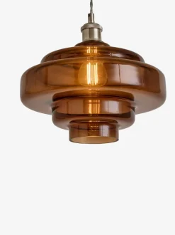 Lampenkappen|Verlichting*Next Luca Gemakkelijk te bevestigen lampenkap Chocoladebruin
