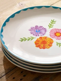 Tafelgerei|Eetservies En Pastaschalen|Lucy Tiffney set van 4 dinerborden