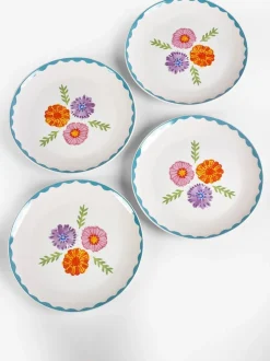 Tafelgerei|Eetservies En Pastaschalen|Lucy Tiffney set van 4 dinerborden