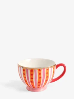 Mokken En Koppen|Lucy Tiffney -mok Roze/oranje met voetjes