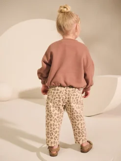 Jeans|Next - Mom jeans (3 mnd-7 jr) Luipaardprint