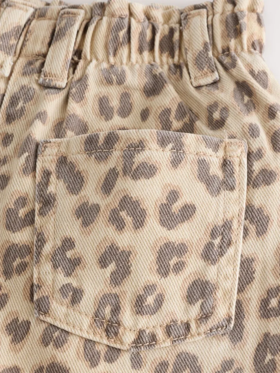 Jeans|Next - Mom jeans (3 mnd-7 jr) Luipaardprint