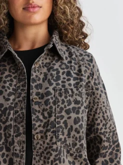 Blouses En Overhemden|Tops En T-Shirts*Next Luipaardprint - Oversized denim overhemd