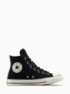 Sneakers|Converse - Chuck Taylor Suede All Over High Trainers Luipaardprint zwart