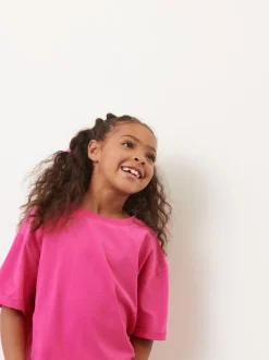 T-Shirts|Next - Oversized T-shirt (3-16 jr) Magenta-roze