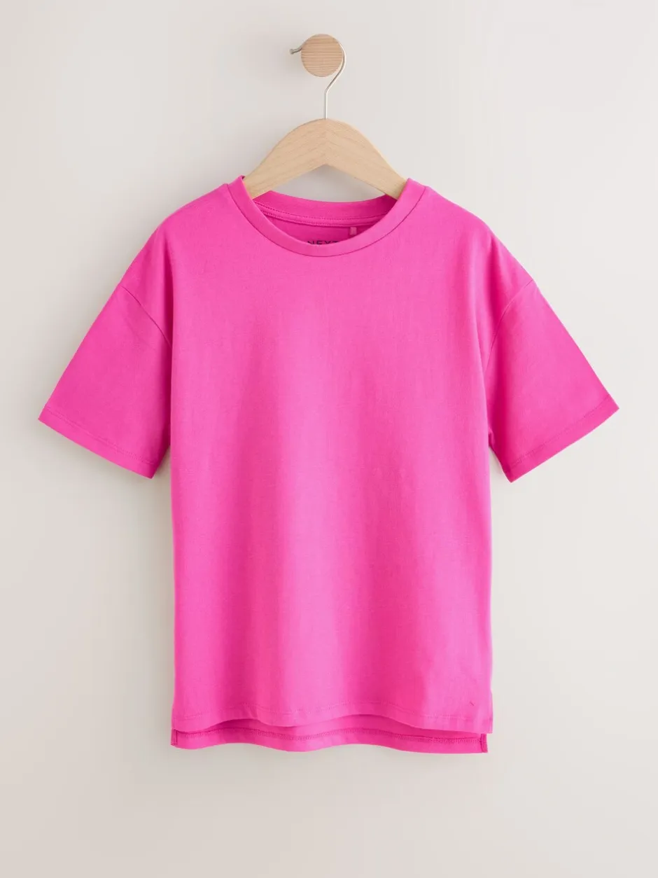 T-Shirts|Next - Oversized T-shirt (3-16 jr) Magenta-roze
