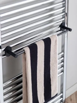 Badkameraccessoires|Next Magnetische uitschuifbare handdoekrail Zwart