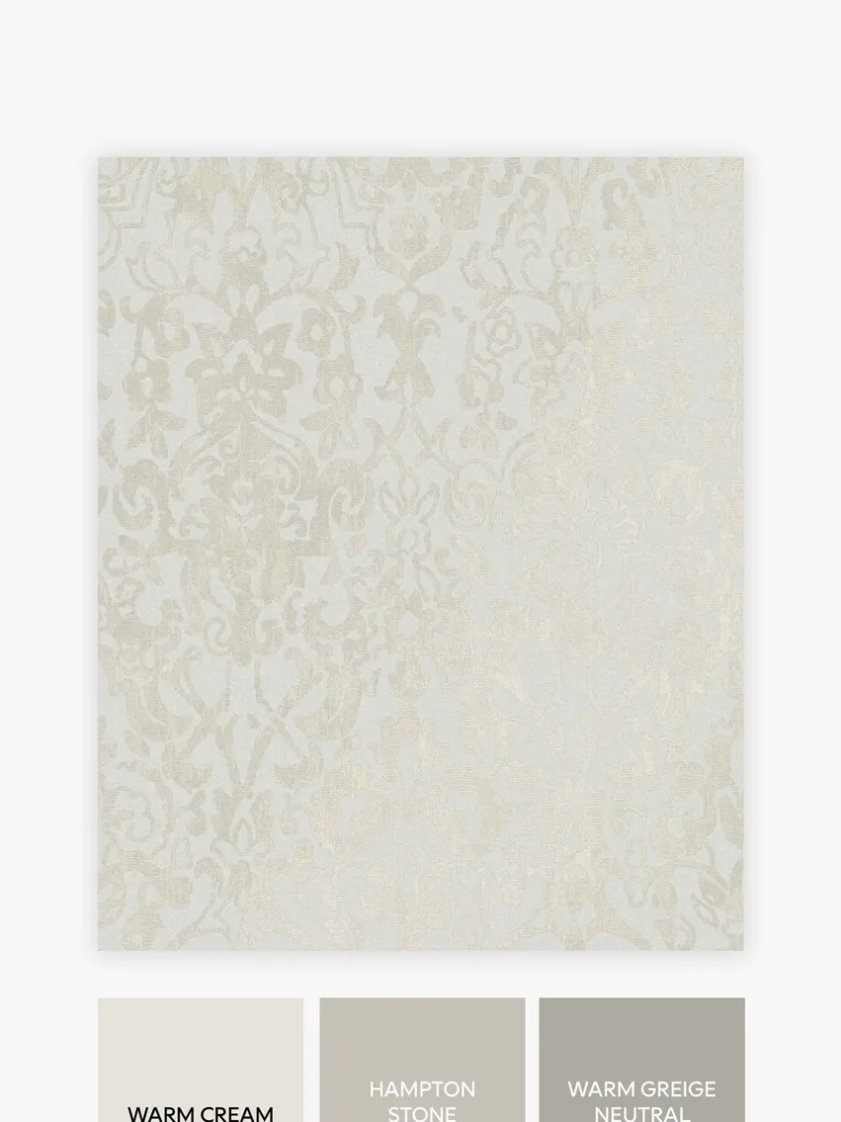Behang*Next Majestic Damask 10M behang Natuurlijk