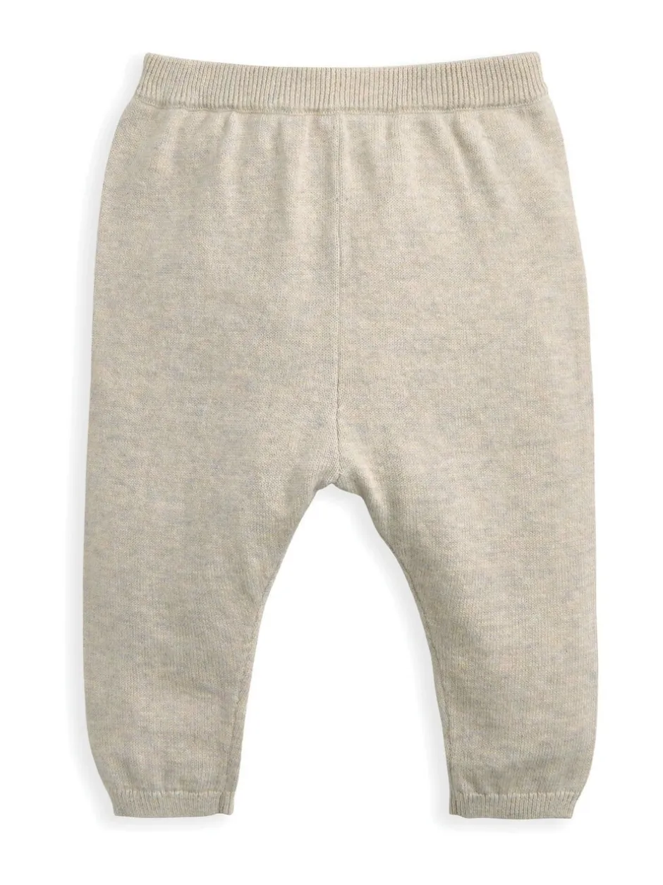 Rompertjes En Hemdjes*Mamas & Papas Knit Polo Bodysuit & Bottoms Set