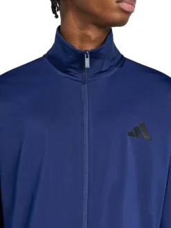 Sportkleding*adidas Marineblauw - Sportswear basic tricot trainingspak met 3 strepen