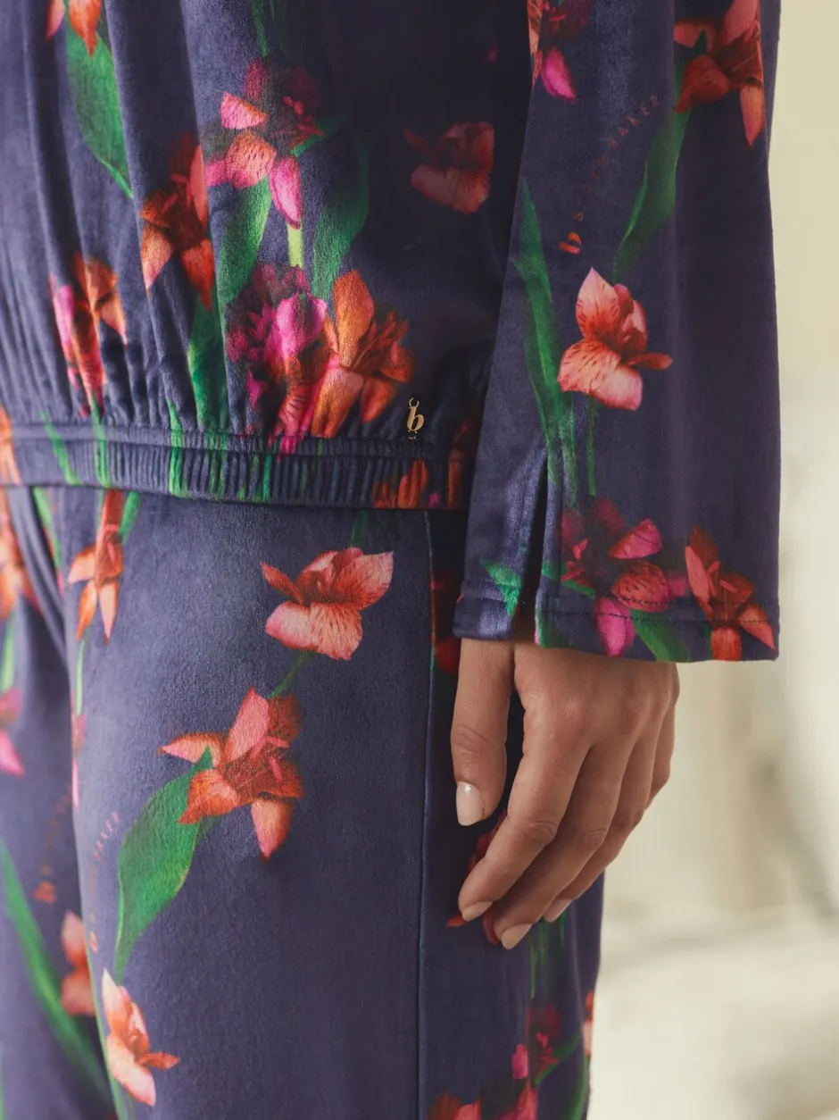 Loungewear|Alle Nacht- En Loungekleding*B by Ted Baker - Cosy Twosie Pyjamas Marineblauw