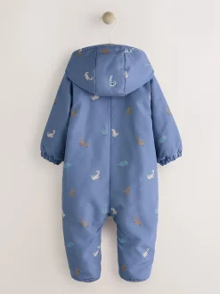 Jassen, Jacks En Kinderwagenpakjes|Jassen En Jacks*Next Marineblauw - Baby all-in-one van nylon met capuchon (0mnd -2jaar)