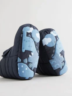 Boots*Next - Baby-sneeuwlaarzen met klittenbandsluiting (0-2mnd) Marineblauw