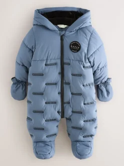 Jassen, Jacks En Kinderwagenpakjes|Jassen En Jacks|Baker by Ted Baker - - Regenbestendig sneeuwpak met heatseal Marineblauw