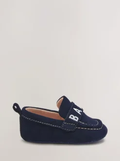 Babyschoenen*Baker by Ted Baker Marineblauw - - Padders loafers voor babyjongens