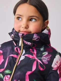 Jassen En Jacks|Baker by Ted Baker - regenjas met merklogo op de zoom Marineblauw