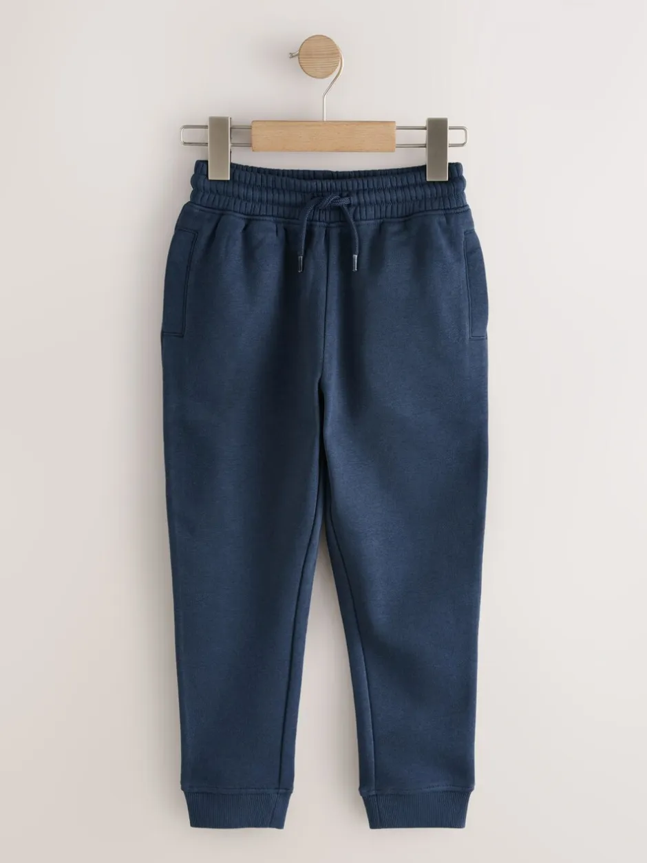 Joggingbroeken|Next - Basic joggingbroeken, set van 5 (3-16jaar) Marineblauw