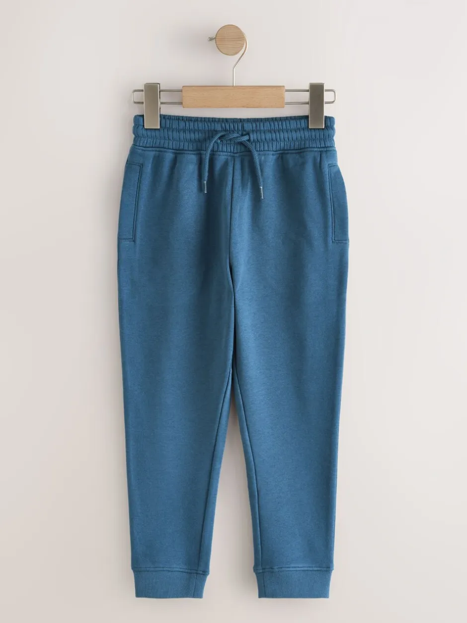 Joggingbroeken|Next - Basic joggingbroeken, set van 5 (3-16jaar) Marineblauw
