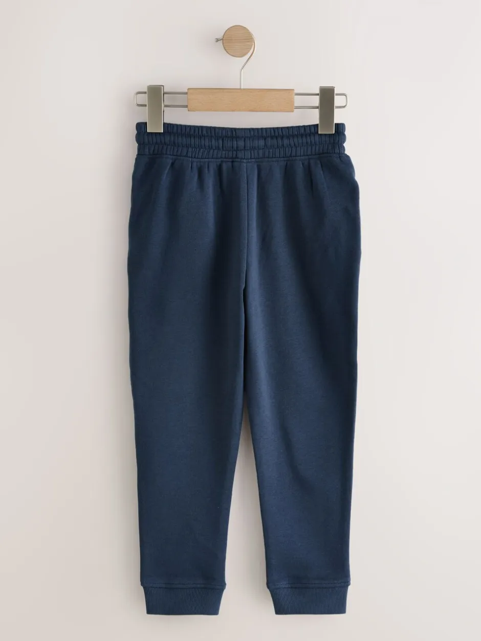 Joggingbroeken|Next - Basic joggingbroeken, set van 5 (3-16jaar) Marineblauw