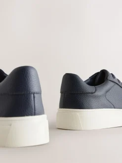 Schoenen*Next - Chic-casual lange sneakers Marineblauw