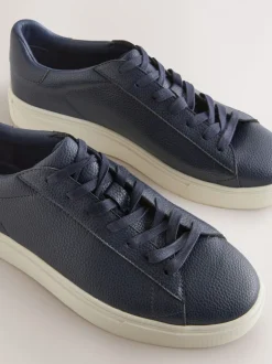 Schoenen*Next - Chic-casual lange sneakers Marineblauw