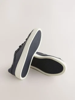 Schoenen*Next - Chic-casual lange sneakers Marineblauw
