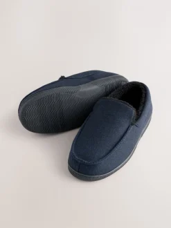 Pantoffels|Loungewear*Next - Closed Back Textured Slippers Marineblauw