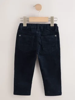 Broeken En Chino's|Next - Corduroy broek (3 mnd- 7 jr) Marineblauw