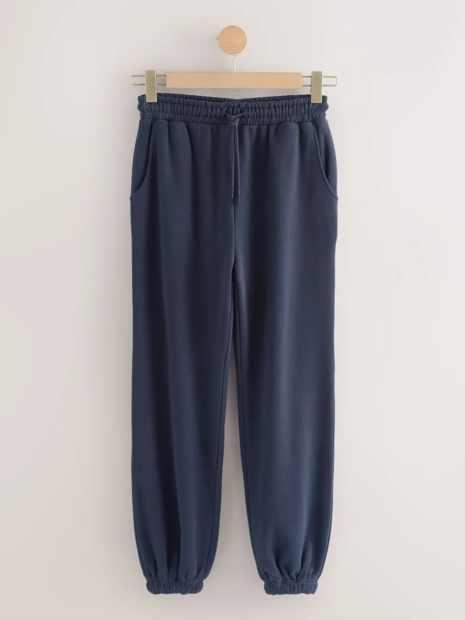 Leggings En Joggingbroeken*Next - Essentiële jersey joggingbroek met manchetten Marineblauw