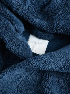 Kamerjassen|Next - Fleece badjaspyjama (1.5-16jr) Marineblauw