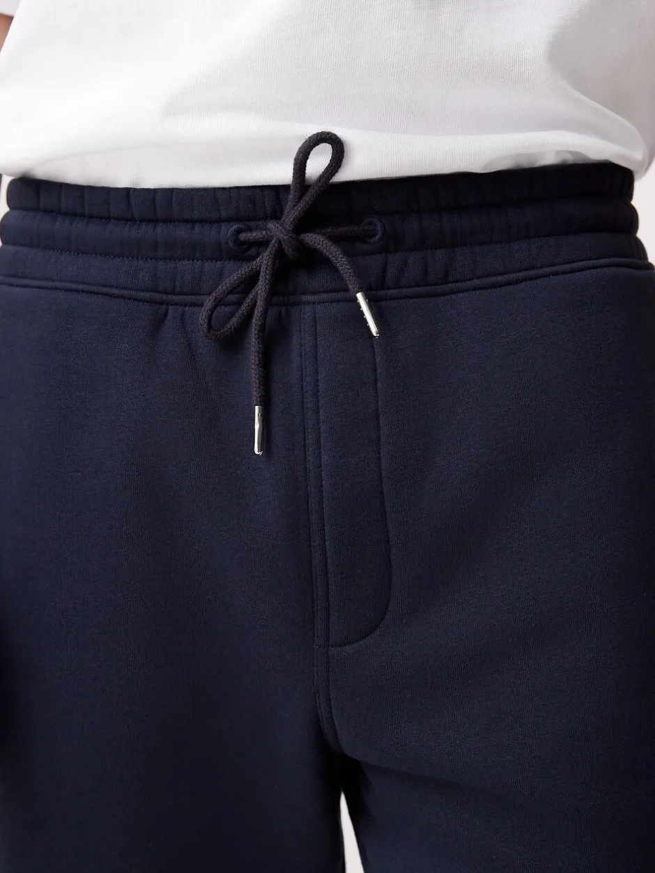 Shorts|Next - Geborstelde jersey shorts met ritszakken Marineblauw