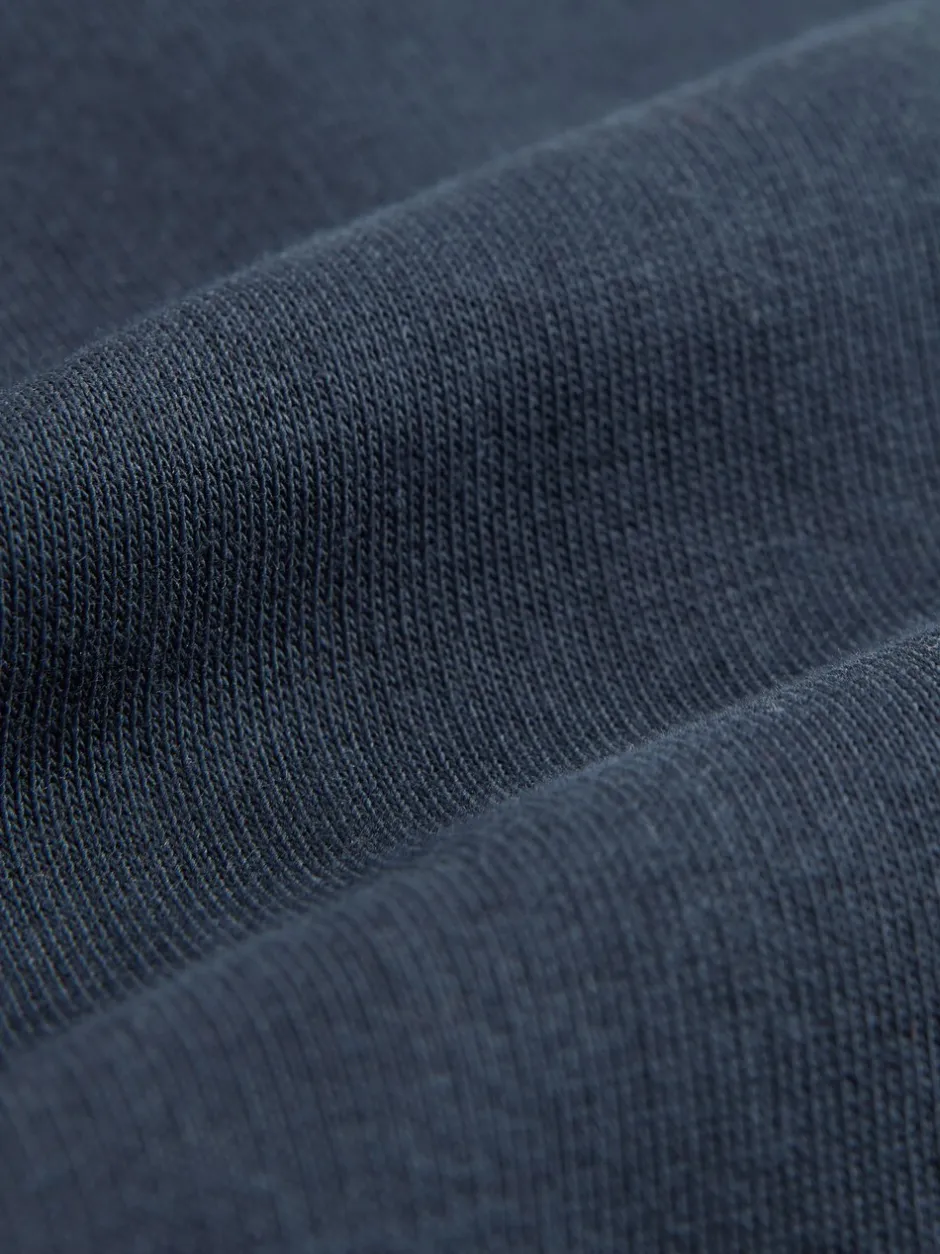 Shorts|Next - Geborstelde jersey shorts met ritszakken Marineblauw