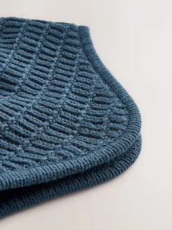 Mutsjes En Antikrabwantjes|Mutsen, Handschoenen En Sjaals*Next - Gebreide pilotenmuts voor baby's met pompon (0mnd -2jr) Marineblauw