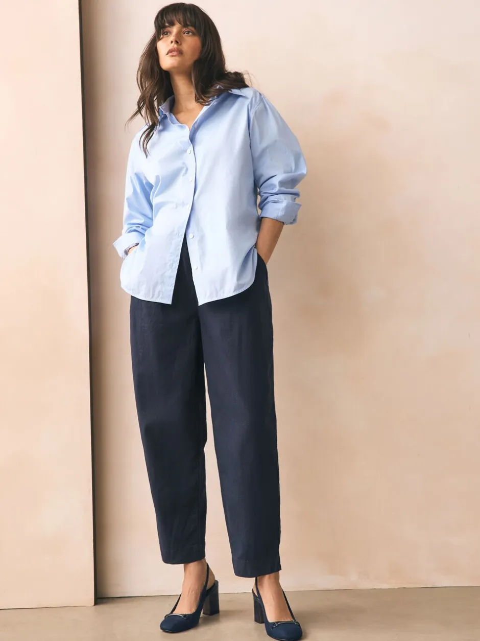 Ruimvallend En Extraruimvallend|Schoenen Met Hakken|Next - Hardware Slingback Block Heels Marineblauw