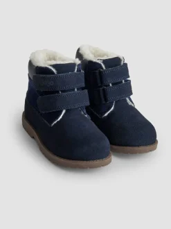 Boots*Jojo Maman Bébé - Leather Boots Marineblauw
